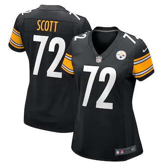 womens nike trent scott black pittsburgh steelers game play